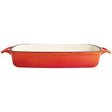 Plat en fonte rectangulaire Vogue orange 2,8L - FRANCE CHR