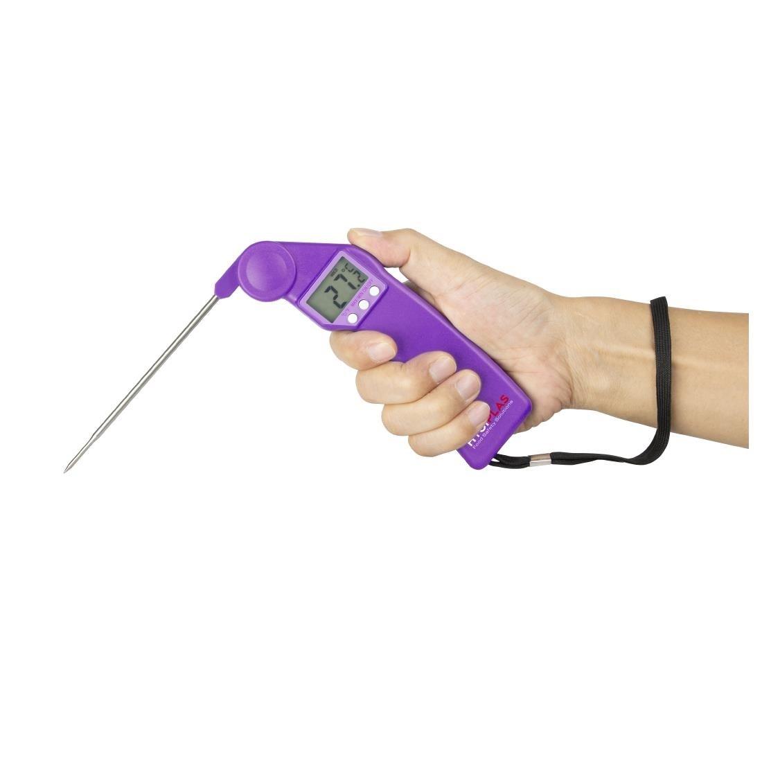 Thermomètre à code couleur Hygiplas Easytemp violet - FRANCE CHR