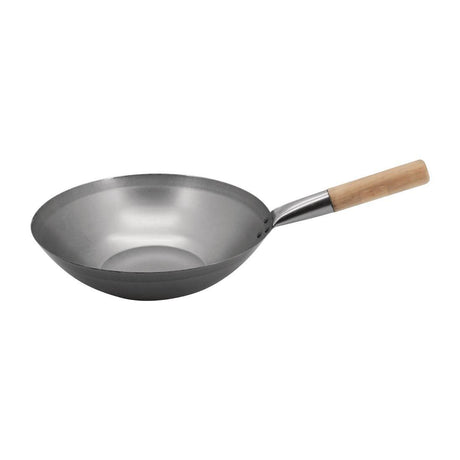 Wok en acier doux Vogue 33 cm - FRANCE CHR