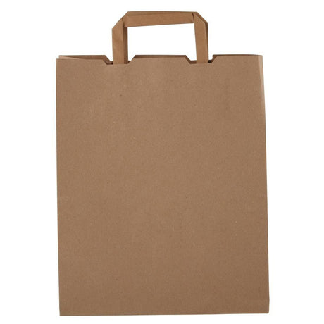 Grands sacs compostables en papier recyclé Vegware largeur 25 cm (x250) - FRANCE CHR