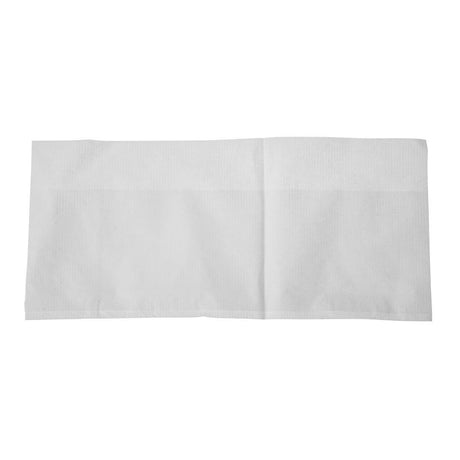 Serviettes blanches simple épaisseur 90 x 120mm (Lot de 6000) - FRANCE CHR