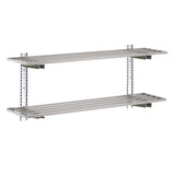 Etagère murale ajourée inox Gastro M 20x1000x400mm - FRANCE CHR