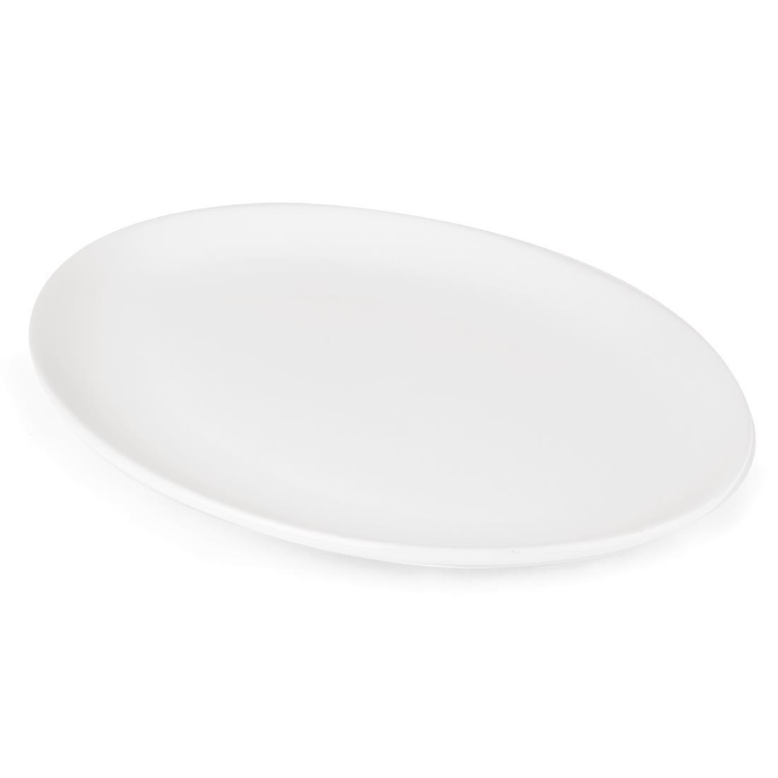 Assiettes ovales Olympia Athena 254 x 197mm (Lot de 12) - FRANCE CHR