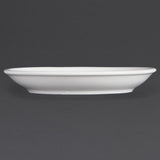 Soucoupe pour tasse à espresso empilable blanche Olympia (Lot de 12) - FRANCE CHR