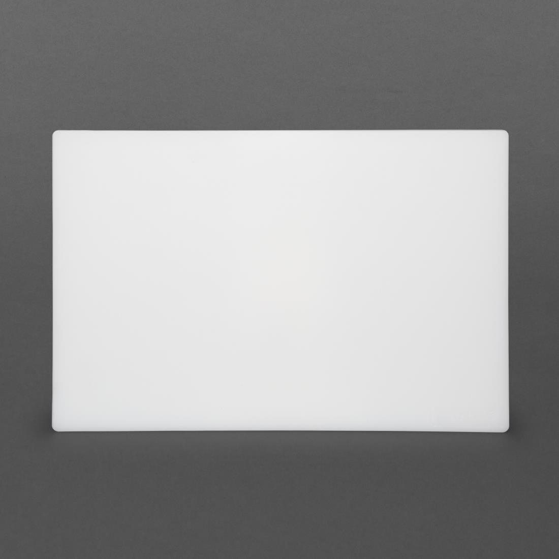 Planche à découper antibactérienne basse densité Hygiplas blanche - FRANCE CHR