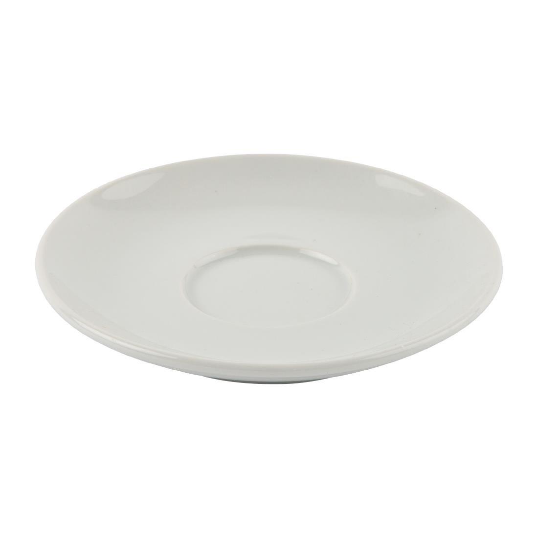 Soucoupes élégantes Olympia Whiteware 148mm (Lot de 12) - FRANCE CHR