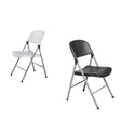 Chaises pliantes Bolero noires et grises (Lot de 2) - FRANCE CHR