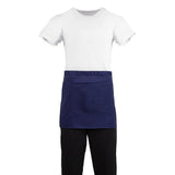 Tablier serveur court Whites bleu marine - FRANCE CHR