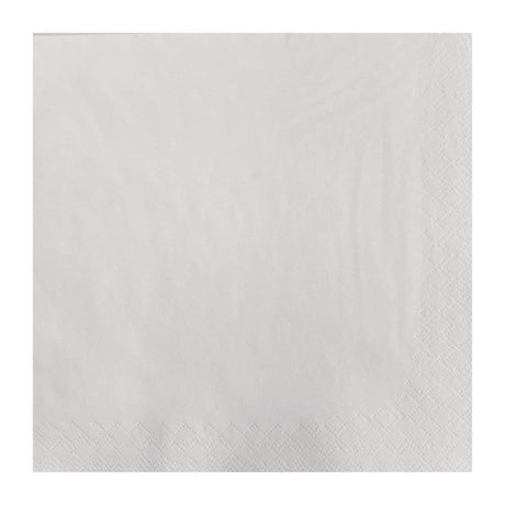 Serviettes de table en papier blanches Fasana 330mm (Lot de 1500) - FRANCE CHR