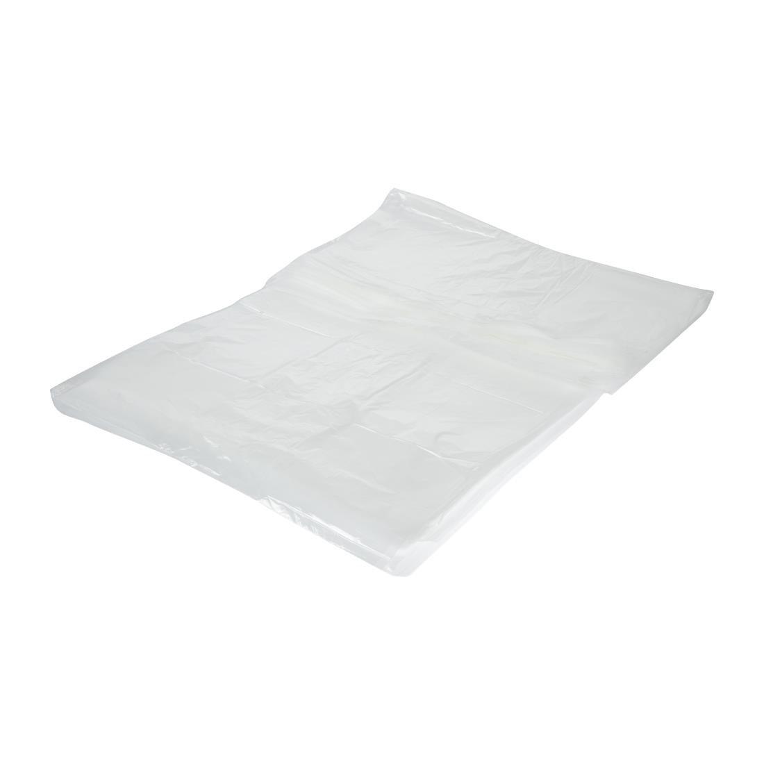 Sacs poubelle recyclés transparents Jantex utilisation légère 10kg 80L (lot de 200) - FRANCE CHR