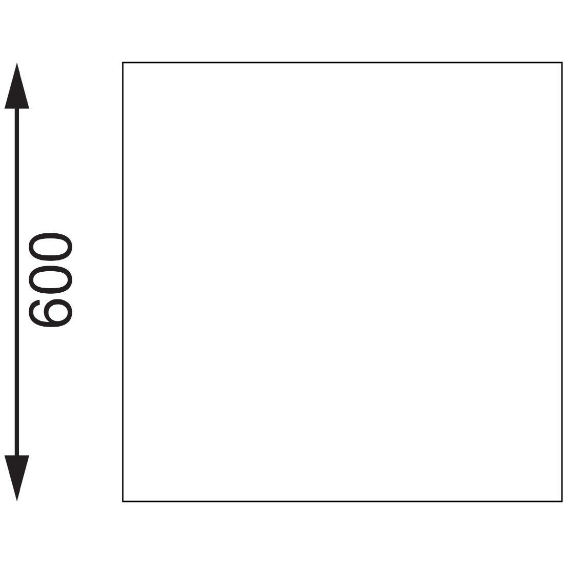 Table de préparation avec rebord en acier inoxydable Vogue 1800 x 600mm - FRANCE CHR