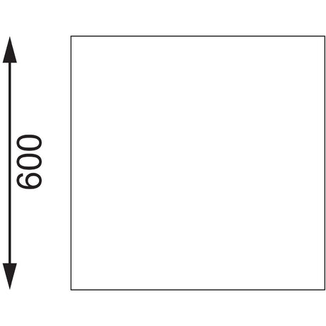 Table de préparation avec rebord en acier inoxydable Vogue 1800 x 600mm - FRANCE CHR