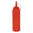 Distributeur de sauce Vogue 1L rouge - FRANCE CHR