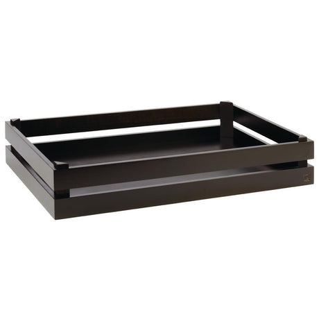 Caisse pour buffet Superbox APS noire GN 1/1 - FRANCE CHR