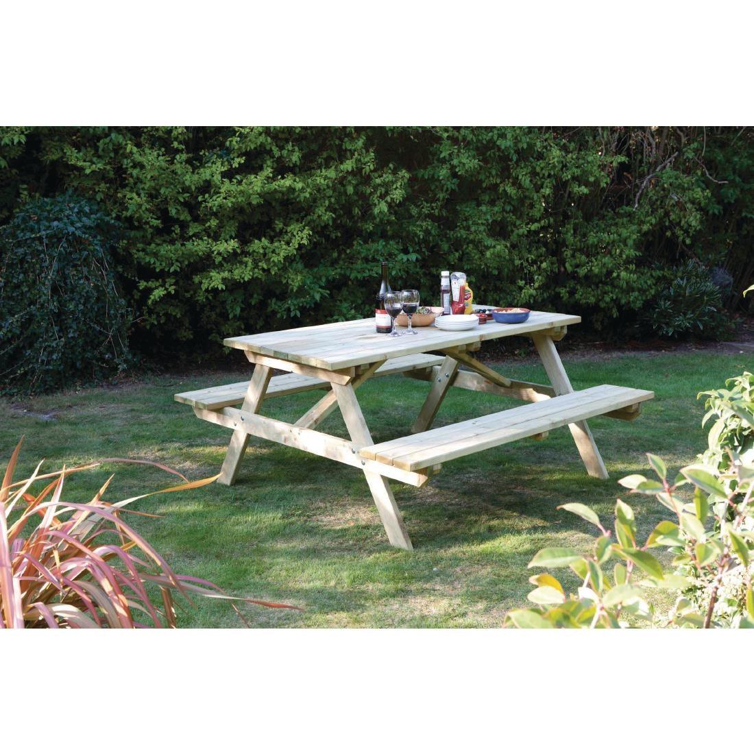 Table pique-nique en bois 1,5m - FRANCE CHR