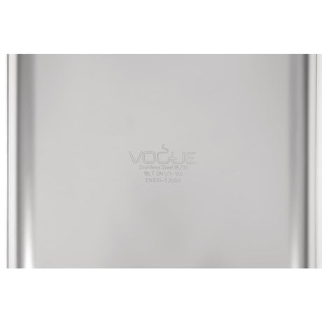 Bac inox 18/10 GN 1/1 Vogue 150mm - FRANCE CHR