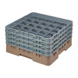 Casier à verres 25 compartiments Camrack Cambro beige hauteur max 215mm - FRANCE CHR