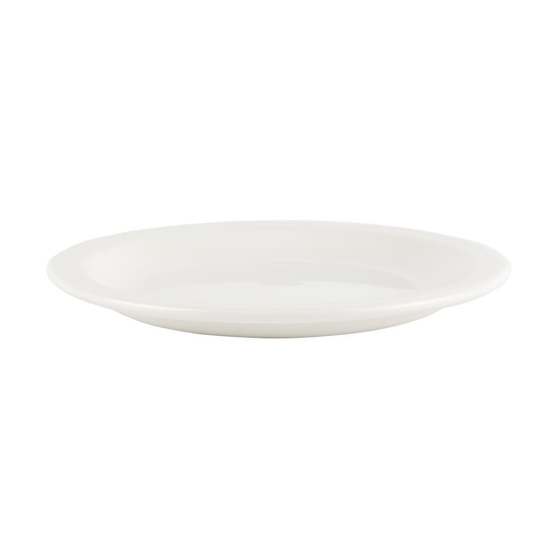 Assiettes Nova Churchill Whiteware 152mm (lot de 24) - FRANCE CHR