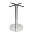 Pied de table rond en acier inoxydable Bolero - FRANCE CHR