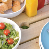 Table de pique-nique en bois ronde Rowlinson 2000mm - FRANCE CHR