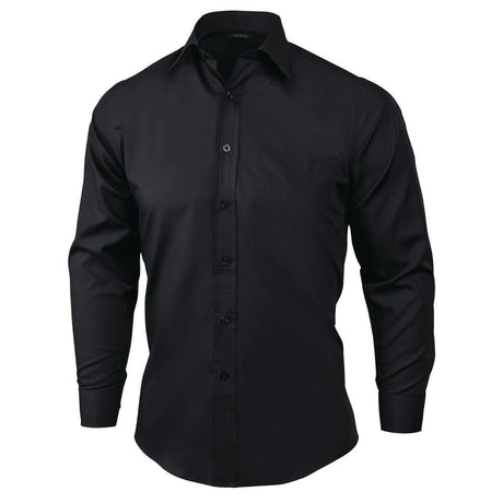 Chemise habillée mixte Uniform Works noire L - FRANCE CHR