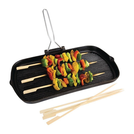 Brochettes biodégradables en bambou Fiesta Compostable 240mm (Lot de 100) - FRANCE CHR