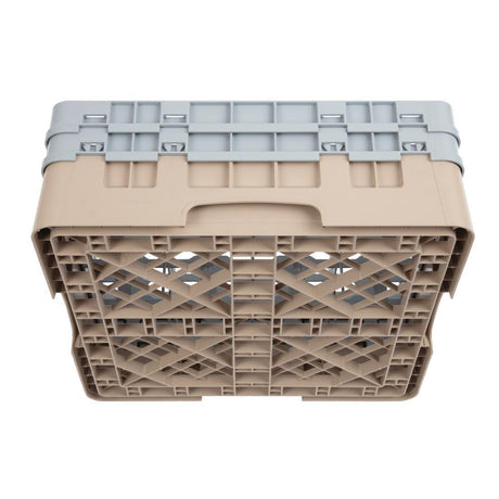 Casier à verres 16 compartiments Camrack Cambro beige hauteur max 133mm - FRANCE CHR