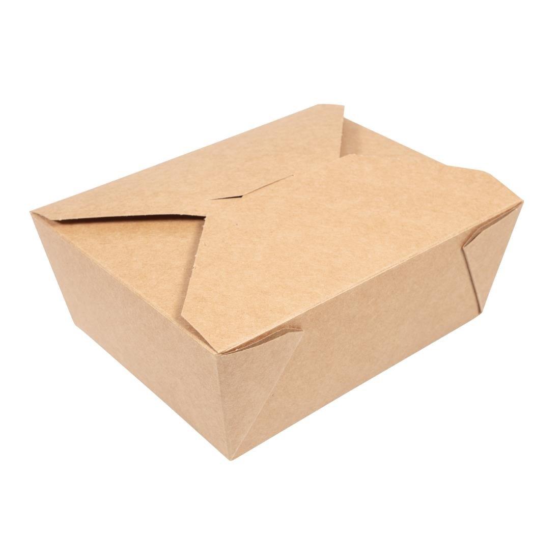 Boîtes alimentaires en carton compostable Vegware N°3 1800ml (lot de 180) - FRANCE CHR