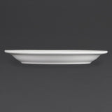 Assiettes à bord étroit blanches Olympia 202mm (Lot de 12) - FRANCE CHR