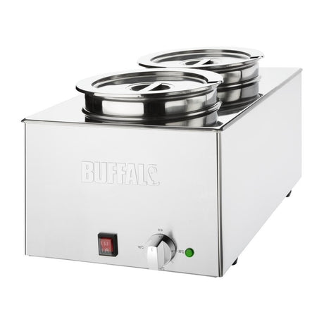 Bain-marie avec pots ronds Buffalo - FRANCE CHR