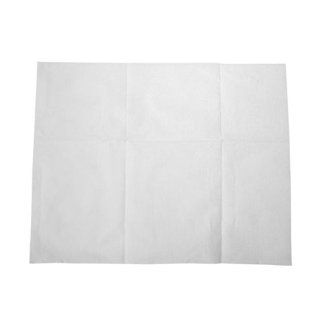 Serviettes blanches simple épaisseur 90 x 120mm (Lot de 6000) - FRANCE CHR