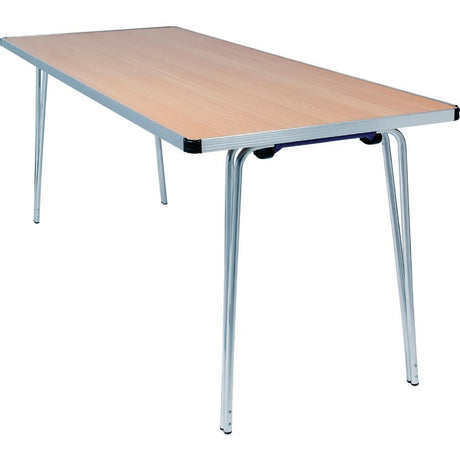 Table pliante effet hêtre Contour Gopak 1830mm - FRANCE CHR