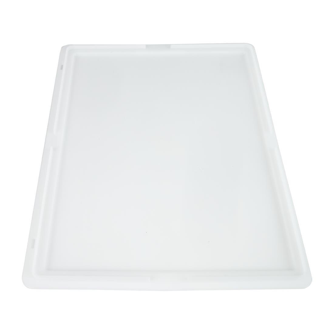 Couvercle pour boîte à pâte à pizza en polyéthylène Cambro 60x40x2cm - FRANCE CHR