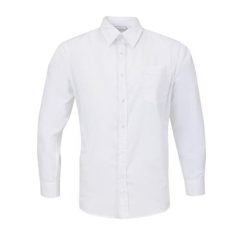 Chemise mixte Uniform Works manches longues blanche S - FRANCE CHR