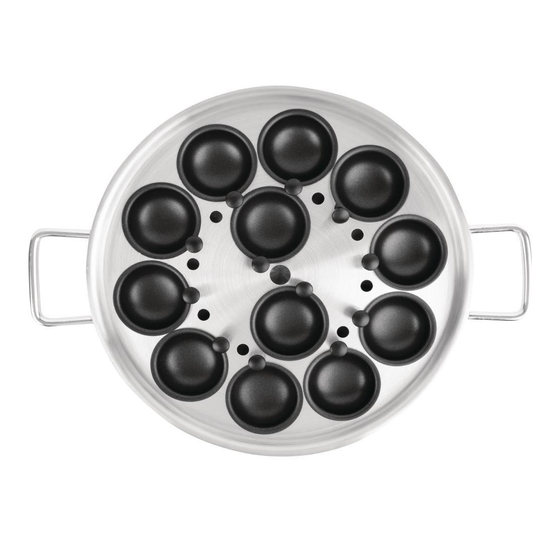 Pocheuse à oeufs en aluminium Vogue 350mm - FRANCE CHR