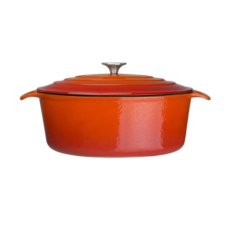 Grande cocotte ovale orange Vogue 6L - FRANCE CHR