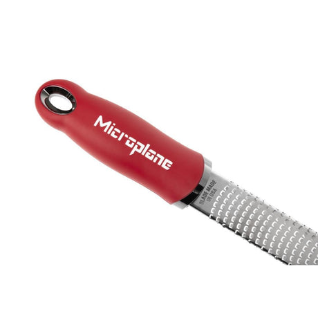 Zesteur et râpe Microplane Premium rouge - FRANCE CHR