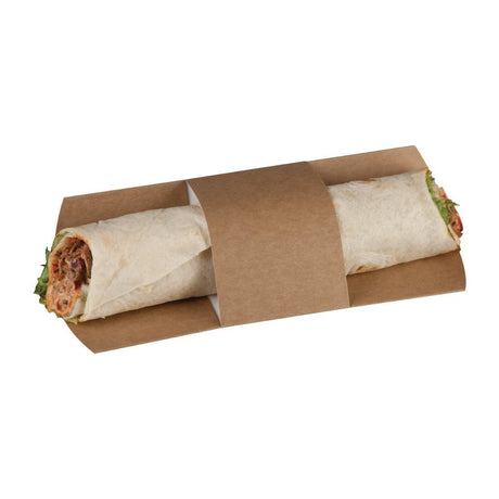 Etuis à tortilla kraft compostables Colpac (lot de 1000) - FRANCE CHR