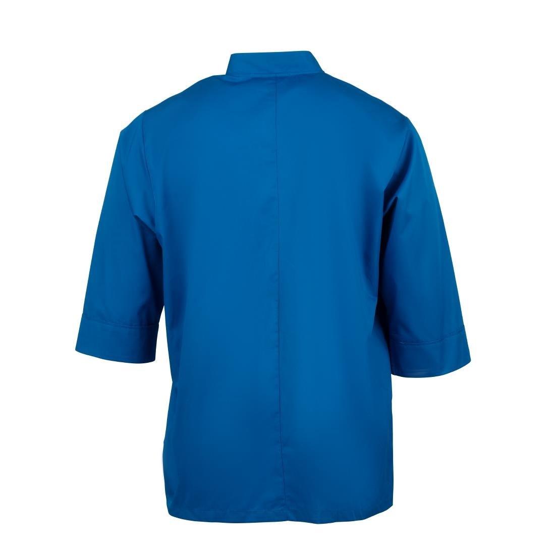 Veste de cuisine mixte Chef Works bleue S - FRANCE CHR