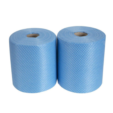 Rouleaux de chiffons de nettoyage antibactériens EcoTech Envirolite Super bleus (lot de 2 x 500) - FRANCE CHR