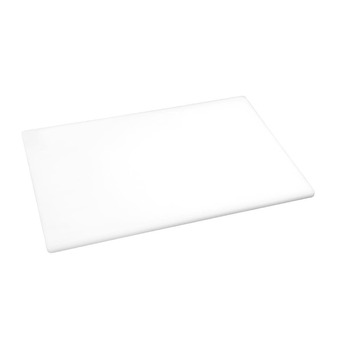 Planche à découper antibactérienne basse densité Hygiplas blanche - FRANCE CHR