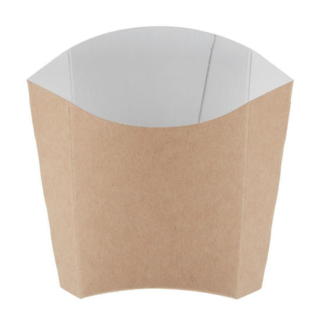 Etuis à frites moyens kraft compostables Colpac (lot de 1000) - FRANCE CHR