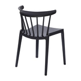 Chaises en polypropylène Windson anthracite (lot de 4) - FRANCE CHR
