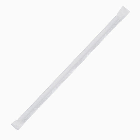 Pailles compostables en papier emballées individuellement Fiesta Compostable noires (lot de 250) - FRANCE CHR