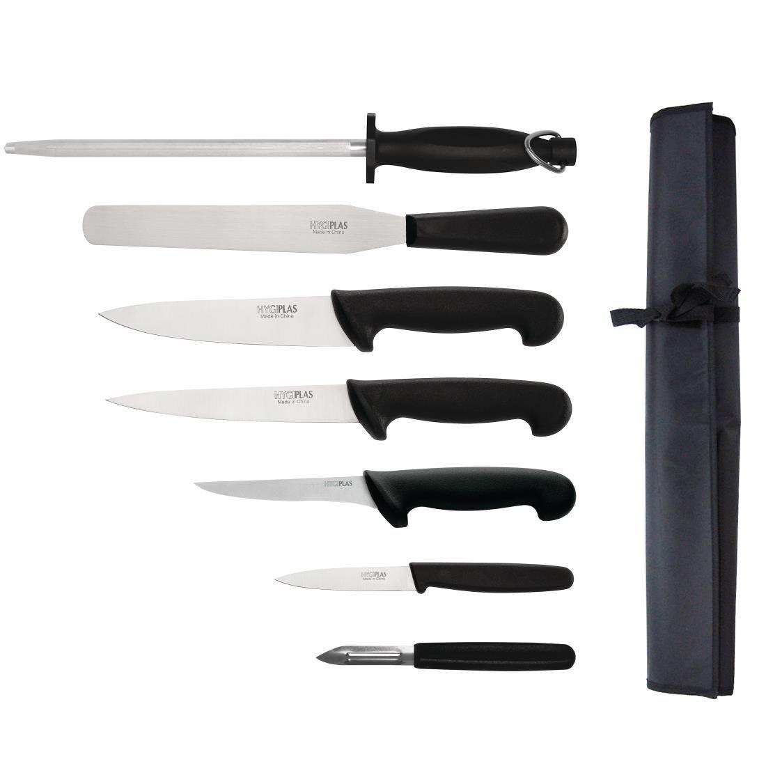 Ensemble de couteaux pour débutants avec couteau de cuisinier 200mm Hygiplas - FRANCE CHR