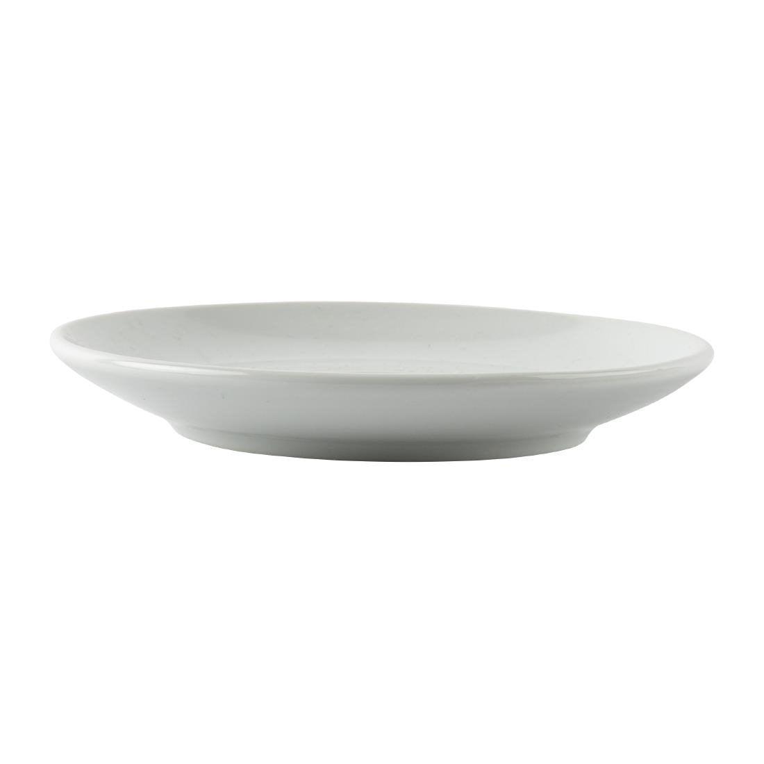 Soucoupes élégantes Olympia Whiteware 148mm (Lot de 12) - FRANCE CHR