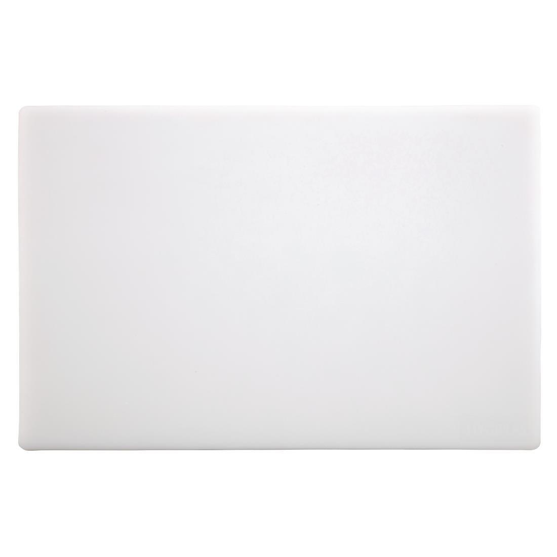 Planche à découper standard basse densité Hygiplas blanche - FRANCE CHR