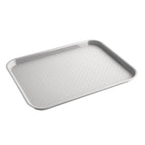 Plateau fast food en plastique Olympia Kristallon gris - FRANCE CHR