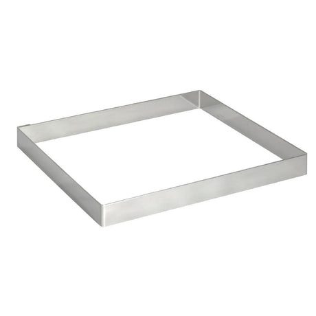 Cercle à tarte carré inox De Buyer 200 x 20mm - FRANCE CHR