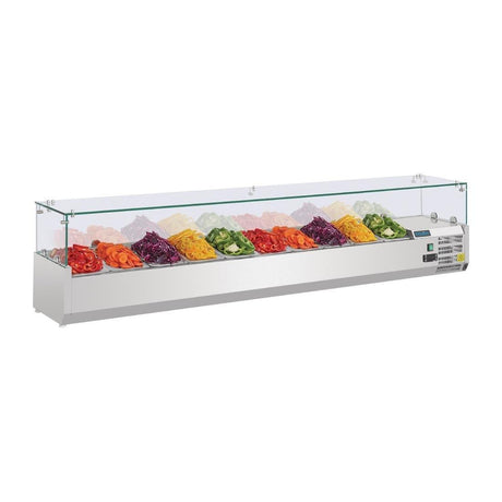 Saladette réfrigérée Polar Série G 10x GN1/4 - FRANCE CHR